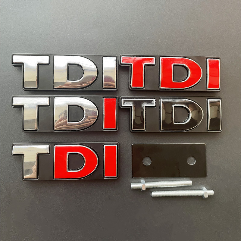 Golf Equipment Used - 3D Metal Logo TDI Emblem Car