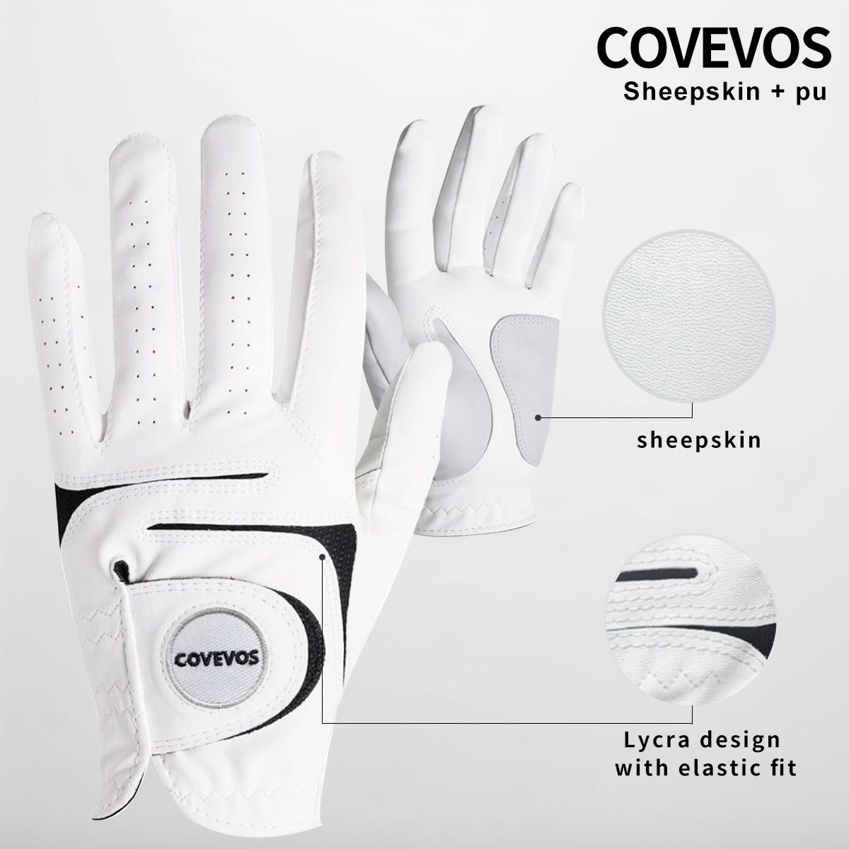 1 Piece High-Quality PU + Prem - Golf Glove Cadet reseña y precio