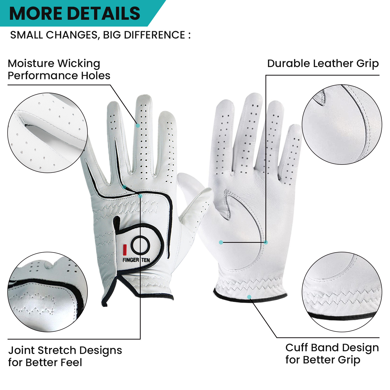 Left Right Hand Golf Gloves Me - Golf Glove Cadet reseña y precio