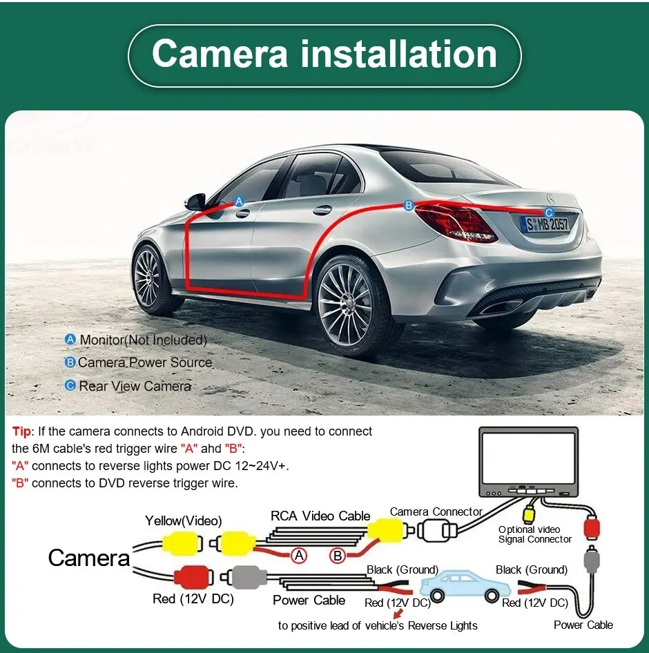 170 HD Car Rear View Camera fo - Golf Equipment Used reseña y precio