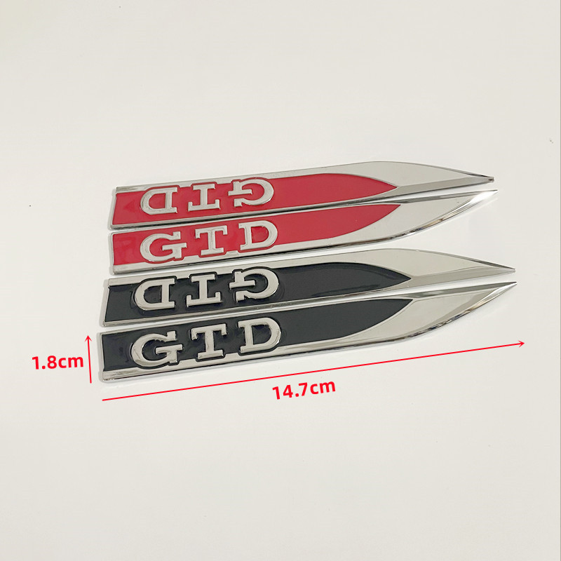1Pair 3D Metal Car Fender Badg - Golf Equipment Used reseña y precio